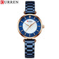 Watches for Women Luxury Brand CURREN Elegant Thin Quartz Wristwatch with Stainless Steel Simple Female Clock Novacart