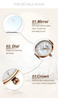 Watches for Women Luxury Brand CURREN Elegant Thin Quartz Wristwatch with Stainless Steel Simple Female Clock Novacart
