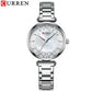Watches for Women Luxury Brand CURREN Elegant Thin Quartz Wristwatch with Stainless Steel Simple Female Clock Novacart