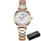 Watches for Women Luxury Brand CURREN Elegant Thin Quartz Wristwatch with Stainless Steel Simple Female Clock Novacart