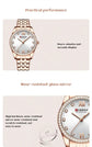 CURREN Luxury Watch Women Ring Necklace