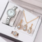 CURREN Luxury Watch Women Ring Necklace