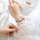 CURREN Luxury Watch Women Ring Necklace
