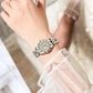 POEDAGAR Elegant Luxury Women Watch worn on a woman&