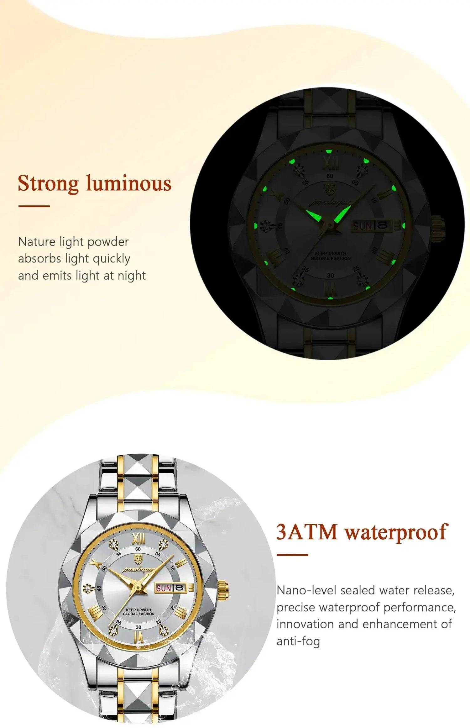 POEDAGAR Elegant Luxury Women Watch