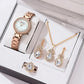 CURREN Luxury Watch Women Ring Necklace
