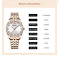 CURREN Luxury Watch Women Ring Necklace