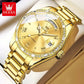 Luxury Diamond Bezel Automatic Mechanical Wrist Watch