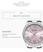 CURREN Luxury Watch Women Ring Necklace