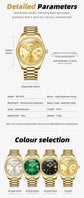 Luxury Diamond Bezel Automatic Mechanical Wrist Watch
