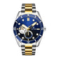 TEVISE Watch Automatic Mechanical Movement Fashion Stainless Steel Strap Skeleton Watch Luminous 24 Hour Wristwatch Waterproof
