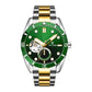 TEVISE Watch Automatic Mechanical Movement Fashion Stainless Steel Strap Skeleton Watch Luminous 24 Hour Wristwatch Waterproof