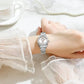 CURREN Luxury Watch Women Ring Necklace