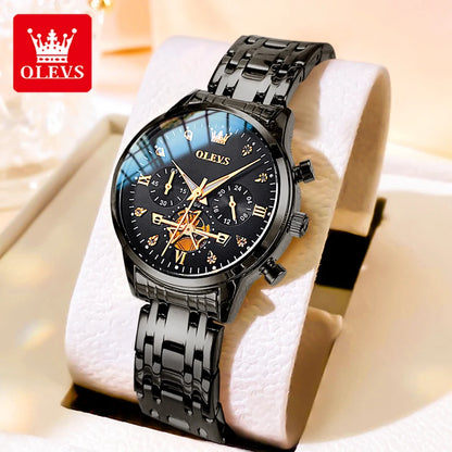 OLEVS 2897 Watches for Women Original Ladies Watch Waterproof Chronograph Sports Business Elegant Women&