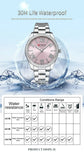 CURREN Luxury Watch Women Ring Necklace