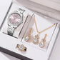 CURREN Luxury Watch Women Ring Necklace