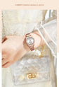 CURREN Luxury Watch Women Ring Necklace