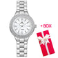 Women Wrist Watches For Ladies Dress Gold Watch Crystal Diamond Women Watches Stainless Steel Silver Clock Montre Femme