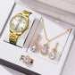 CURREN Luxury Watch Women Ring Necklace