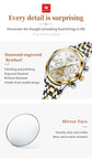 OLEVS 2897 Watches for Women Original Ladies Watch Waterproof Chronograph Sports Business Elegant Women&
