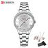 CURREN Luxury Watch Women Ring Necklace