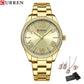 CURREN Luxury Watch Women Ring Necklace