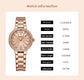 CURREN Luxury Watch Women Ring Necklace